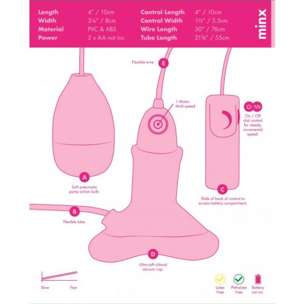 Cltoral Masseuse Vibe Pump Minx