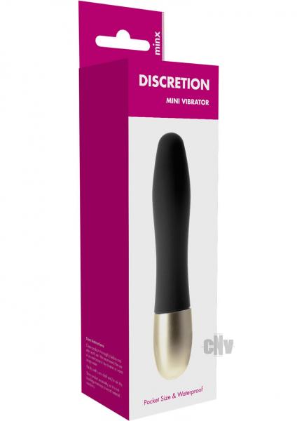 Discretion Black Mini Vibrator Minx