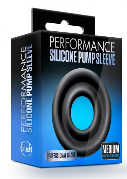 Performance Silicone Pump Sleeve Medium Black