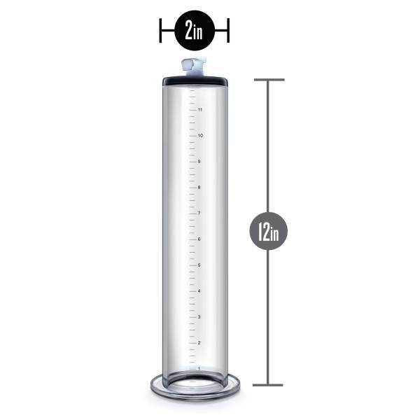 Performance 12 Inches X 2 Inches Pump Cylinder Clear