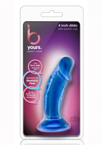 B Yours - Sweet N' Small 4in Dildo w/ Suction Cup