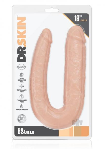 Dr Skin Dr Double 18 inches Dildo Beige