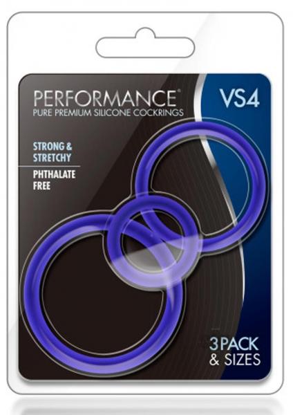 Performance VS4 Pure Premium Silicone Cockring Set