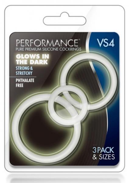 Performance VS4 Pure Premium Silicone Cockring Set