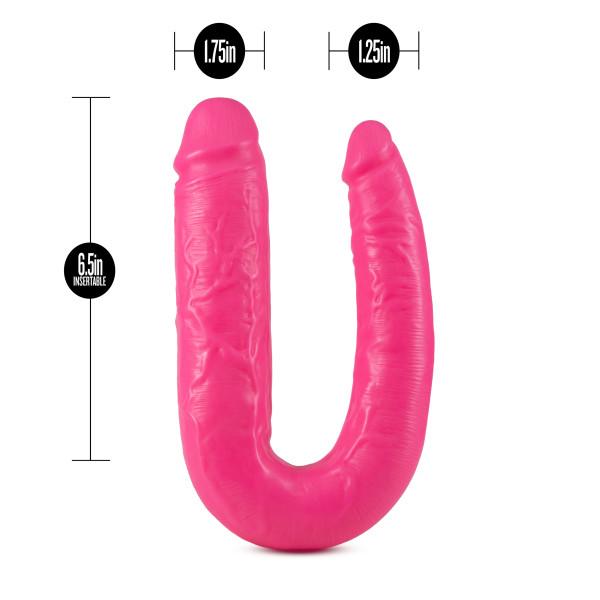 Big As Fuk 18 inches Double Head Cock Pink