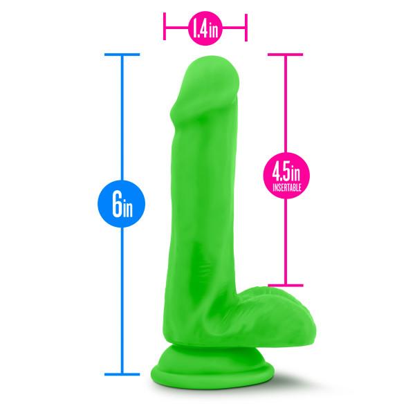 Neo Elite 6 inches Silicone Dual Density Cock & Balls