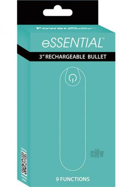 Essential Power Bullet Vibrator Teal Green