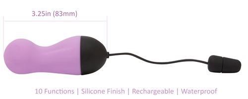 Simple & True Remote Control Vibrating Egg Purple