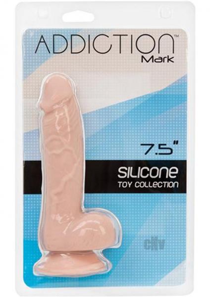 Addiction Mark 7.5 inches Beige Dildo