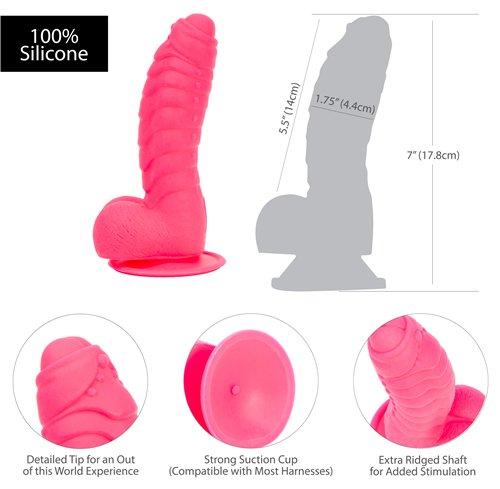 Addiction Tom 7 inches Dildo Hot Pink