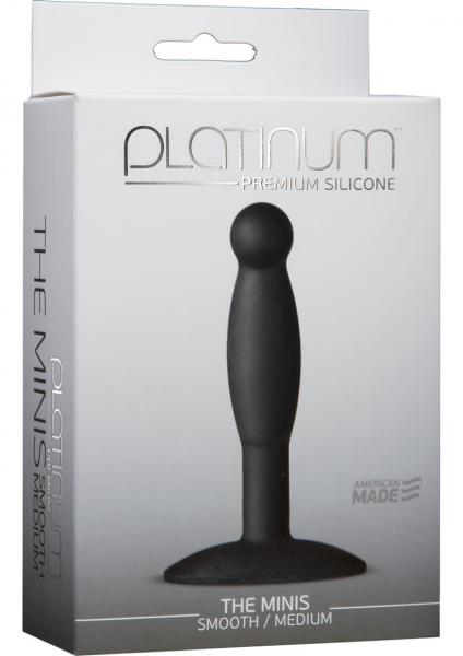 Platinum Premium Silicone The Minis Smooth Medium Black