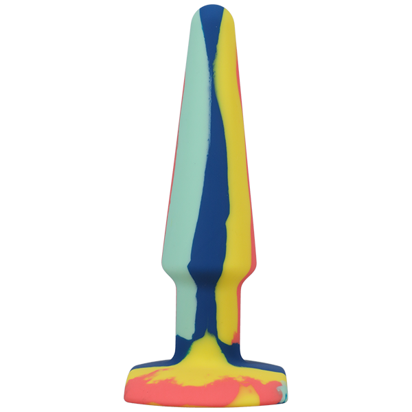 A Play 5'' Groovy Silicone Anal Plug - Sunrise