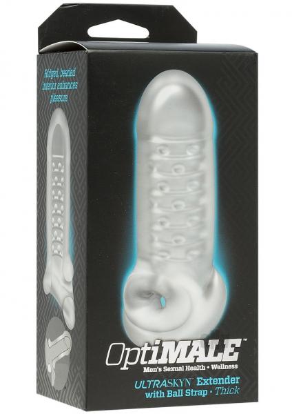 Optimale Extender With Ball Strap Thick Clear