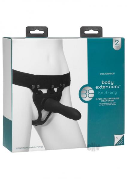 Body Extensions Be Strong Strap On Set Black O/S