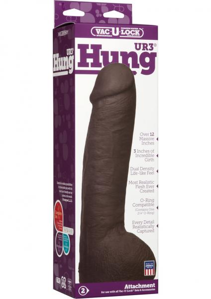 Vac-U-Lock 12 inches Ultraskyn Hung Dong