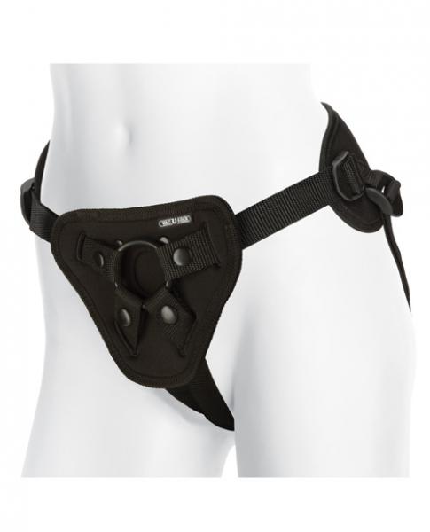 Vac-U-Lock Supreme Harness with Vibrating Plug