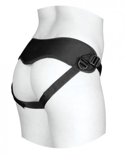 Vac-U-Lock Supreme Harness with Vibrating Plug