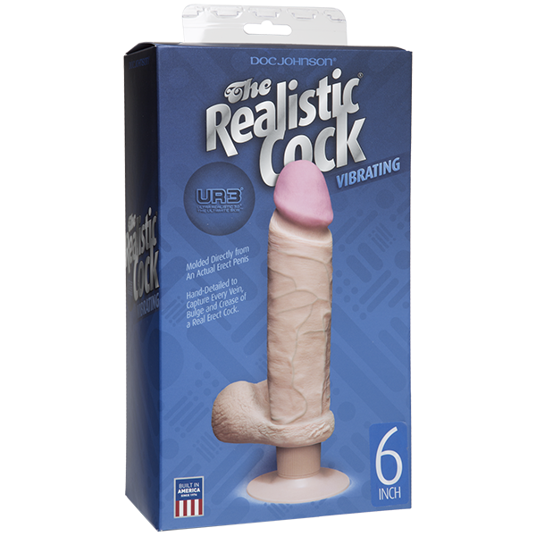 The Realistic Cock - Ur3 - Vibrating 6 Inch