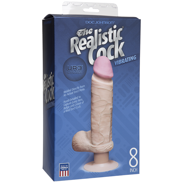 The Vibro Realistic Cock UR3 Vibrator 8 Inch