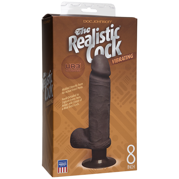 The Vibro Realistic Cock UR3 Vibrator 8 Inch