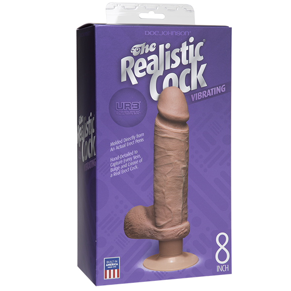 The Vibro Realistic Cock UR3 Vibrator 8 Inch