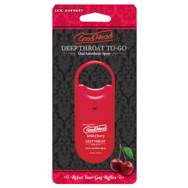 Goodhead Deep Throat To Go Cherry Spray