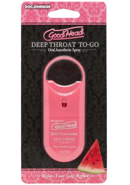 Goodhead Deep Throat Spray To Go Watermelon .33oz