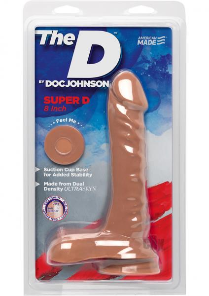 The D Super D 8 inches Dildo with Balls