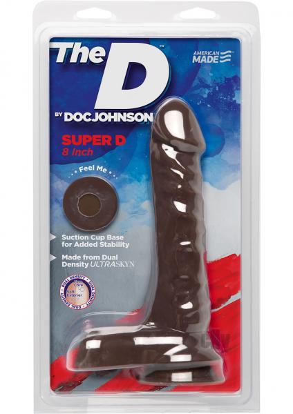 The D Super D 8 inches Dildo with Balls