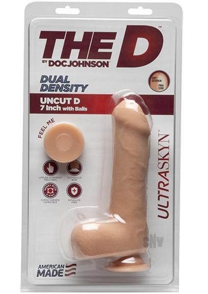 The D Uncut D Ultraskyn 7 inches Cock