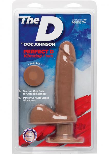 The D Perfect D Vibrating Dildo 7 Inch