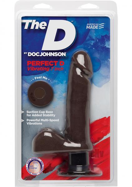 The D Perfect D Vibrating Dildo 7 Inch