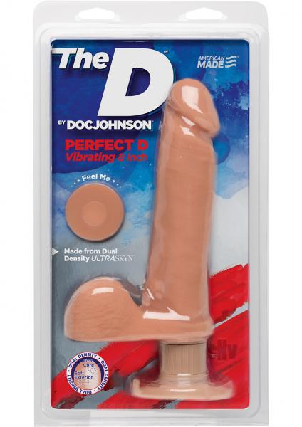 The D Perfect D Vibrating Dildo 8 Inch