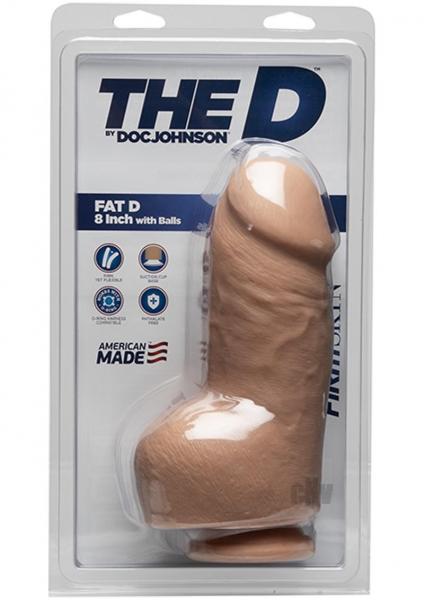 Fat D Firmskyn 8 inch Dildo