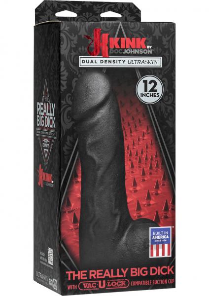 Kink The Really Big Dick 12 inches Dildo Black
