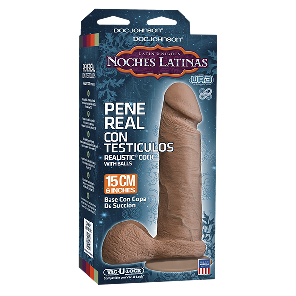 Noches Latinas UR3 Pene Real Con Testiculos 6.5 inch