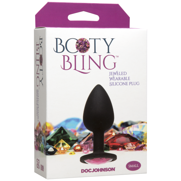 Booty Bling Jeweled Wearable Butt Plug Small