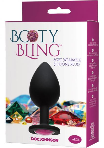 Booty Bling Jeweled Wearable Butt Plug Large