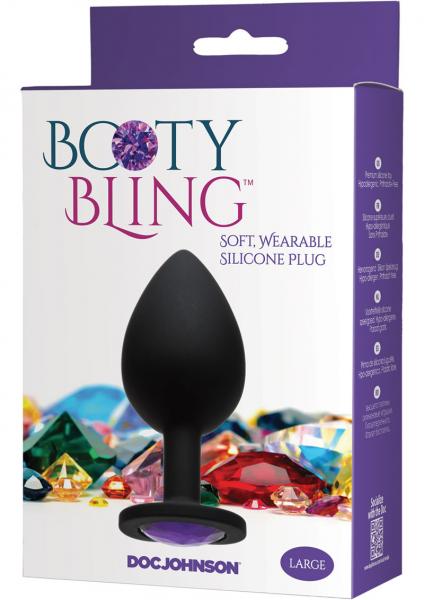 Booty Bling Jeweled Wearable Butt Plug Large