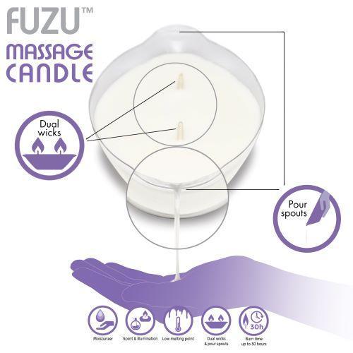 Fuzu Massage Candle Lavender Mist 4oz