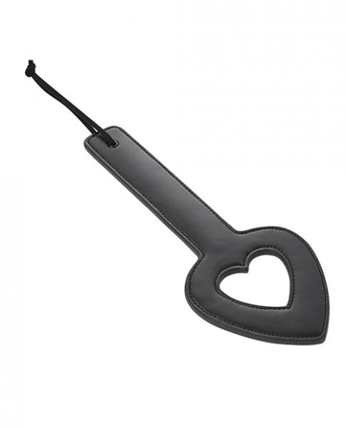 Sex & Mischief Shadow Heart Paddle Black