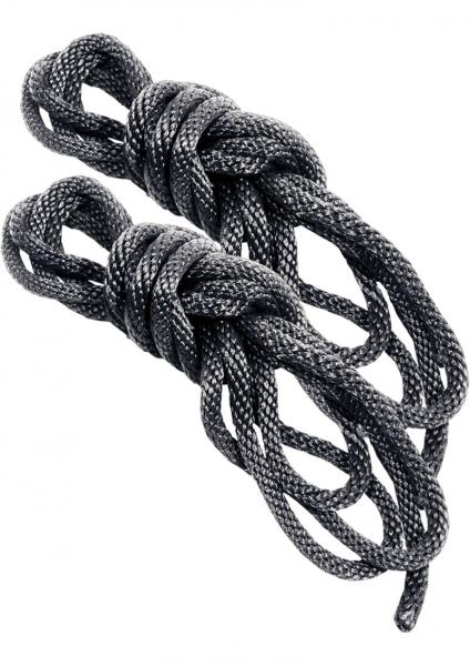 Sex And Mischief Silky Rope Kit Black