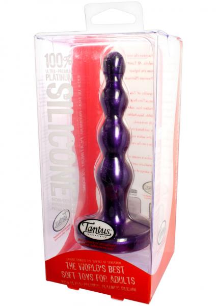 Tantus Ripple Small Anal Plug Midnight Purple