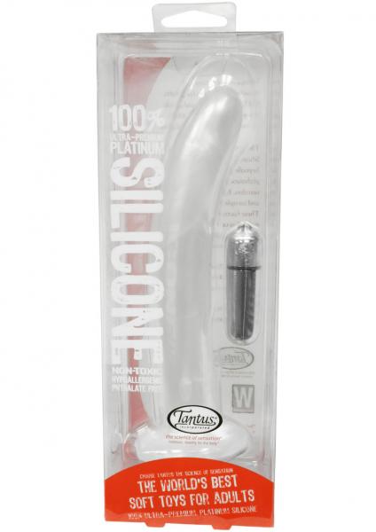 Leisure Silicone Vibrator 7 Inches Pearl White