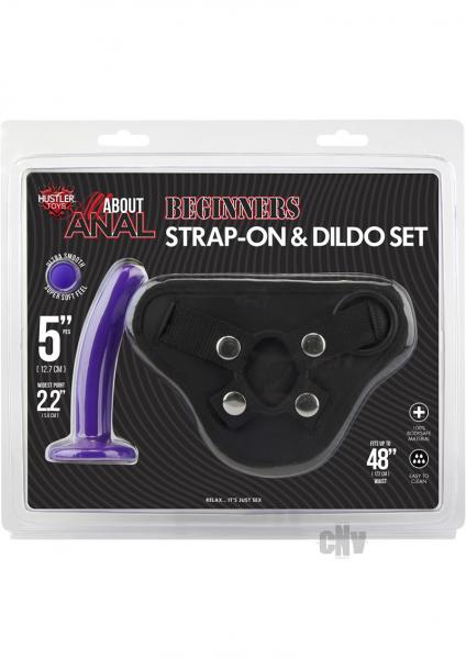 Hustler Beginner Strap On And Dildo Set