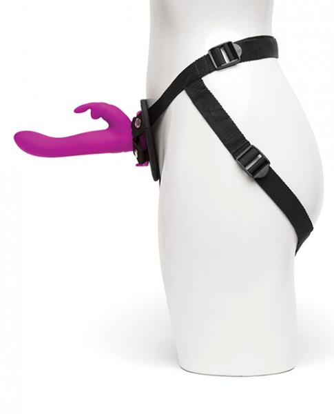 Happy Rabbit Vibrating Strap-on Harness Set Purple