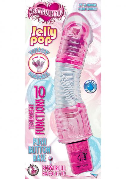 Orgasmalicious Jelly Pop Pink Vibrator