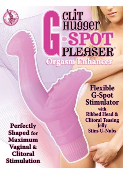 Clit Hugger G Spot Pleaser Pink Vibrator