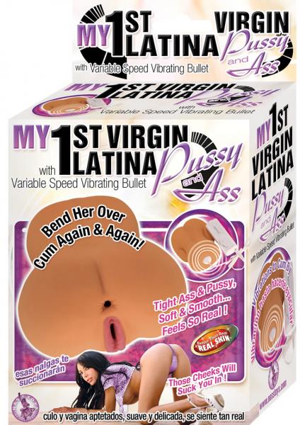 My First Virgin Latina Pussy And Ass Masturbator Tan