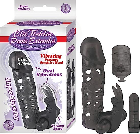 Clit Tickler Penis Extender Vibrating Sleeve